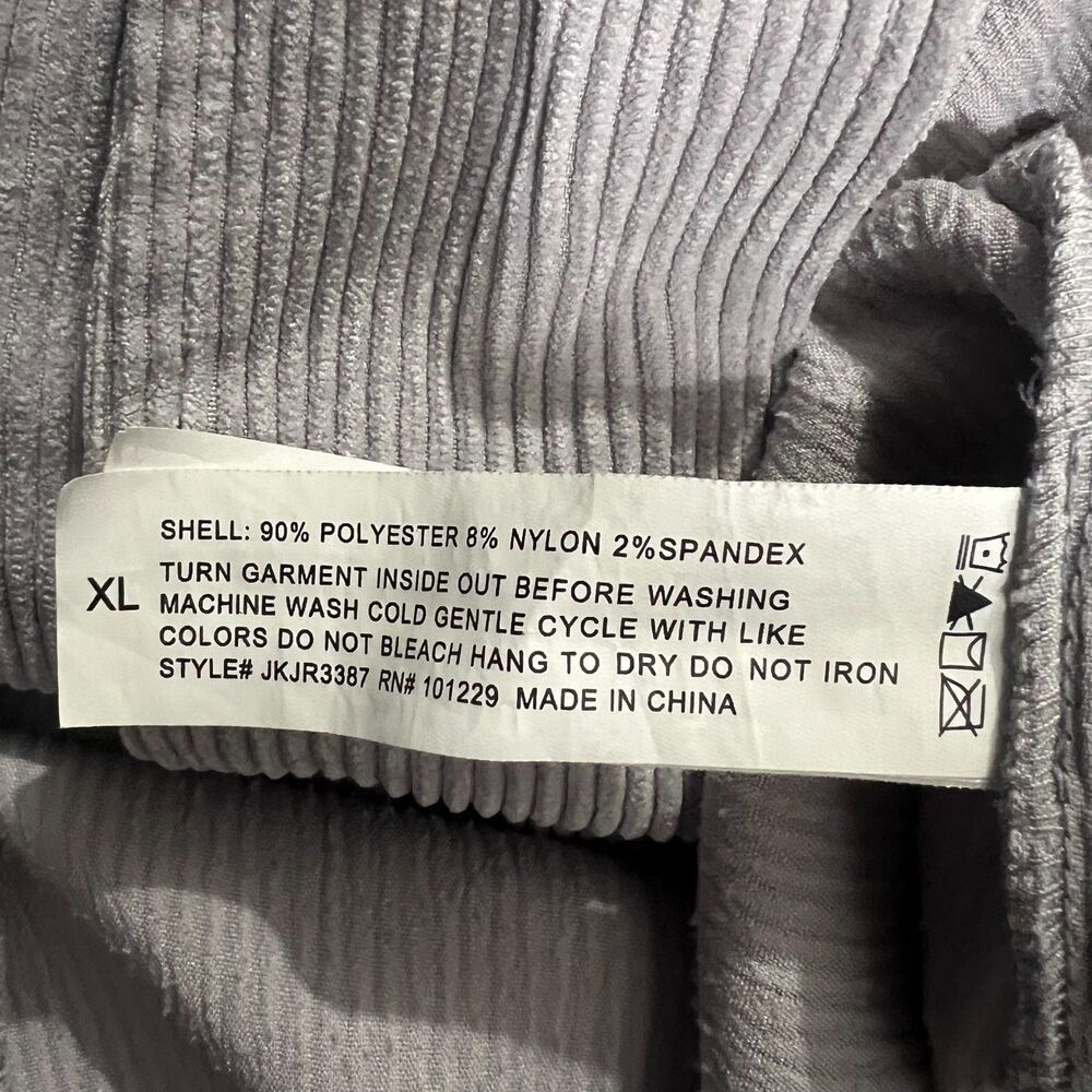 Ashley by 26 International Gray Corduroy Shacket Top XL Gorpcore Utility - Picture 4 of 4